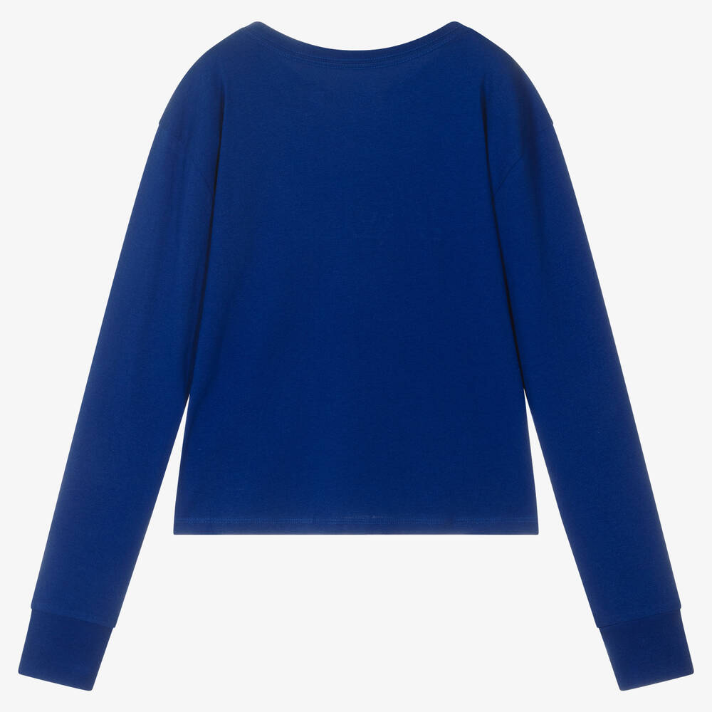 Girls royal blue polo discount