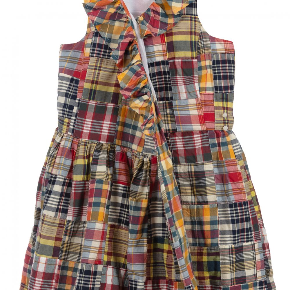 Поло Ralph Lauren-Teen Girls Checked Logo Dress | Childrensalon Outlet