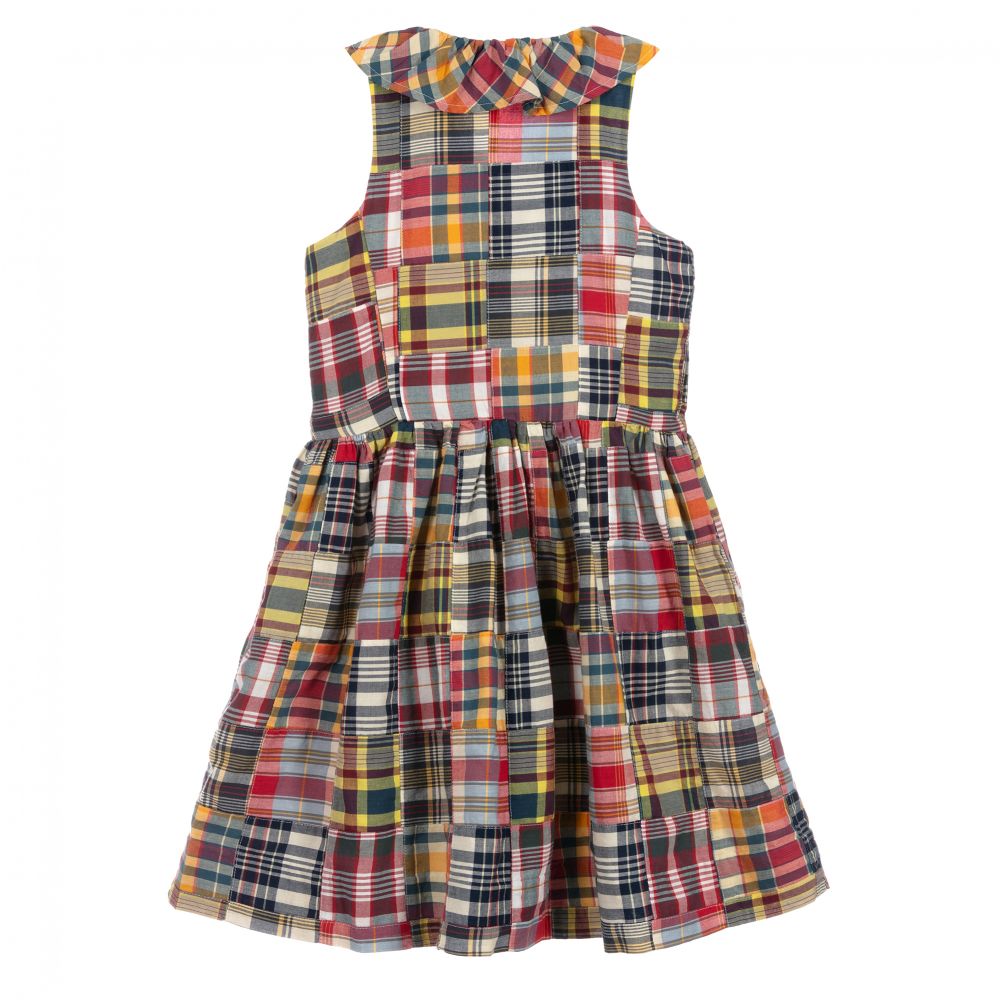 Поло Ralph Lauren-Teen Girls Checked Logo Dress | Childrensalon Outlet