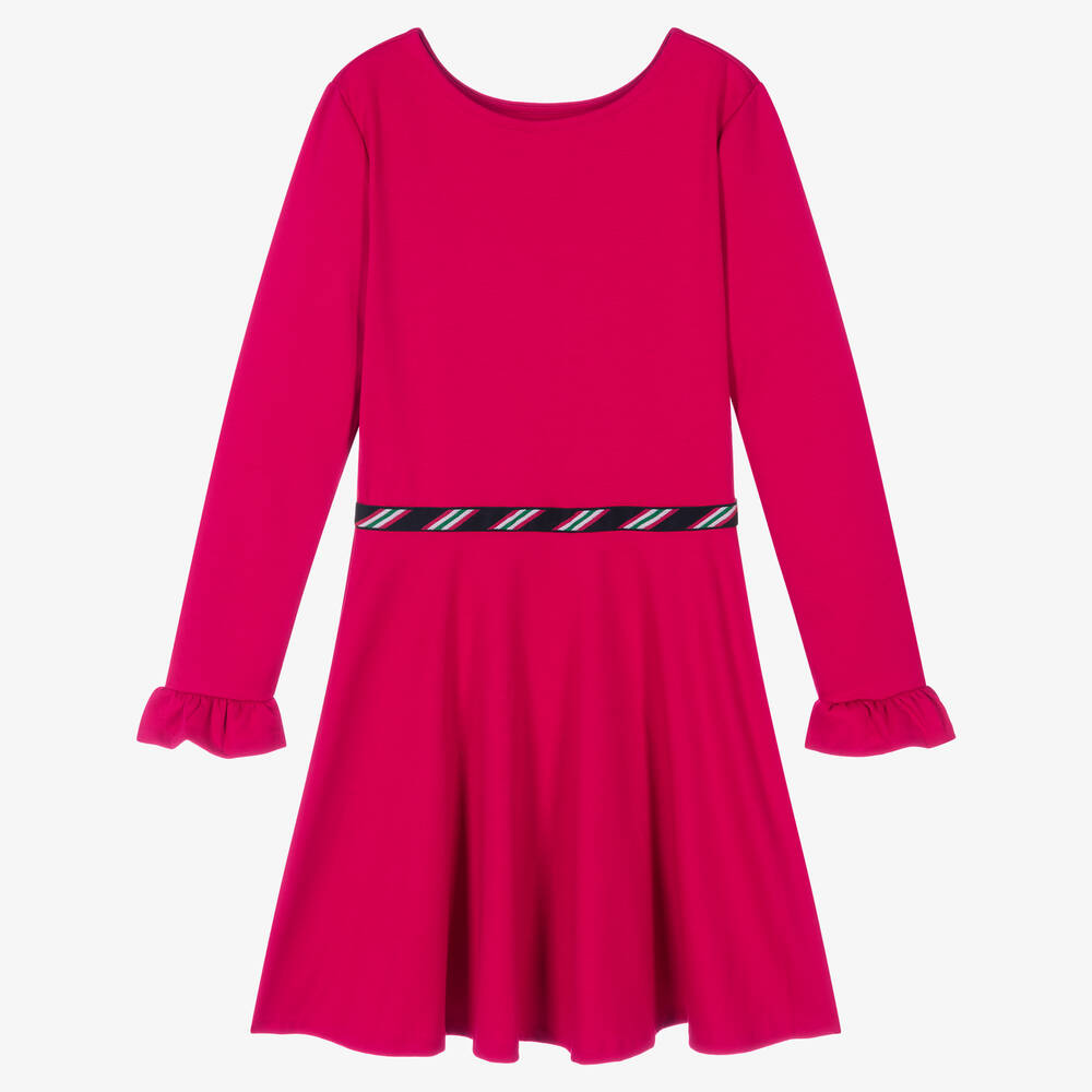 Polo Ralph Lauren - Fuchsiafarbenes Teen Kleid (M) | Childrensalon