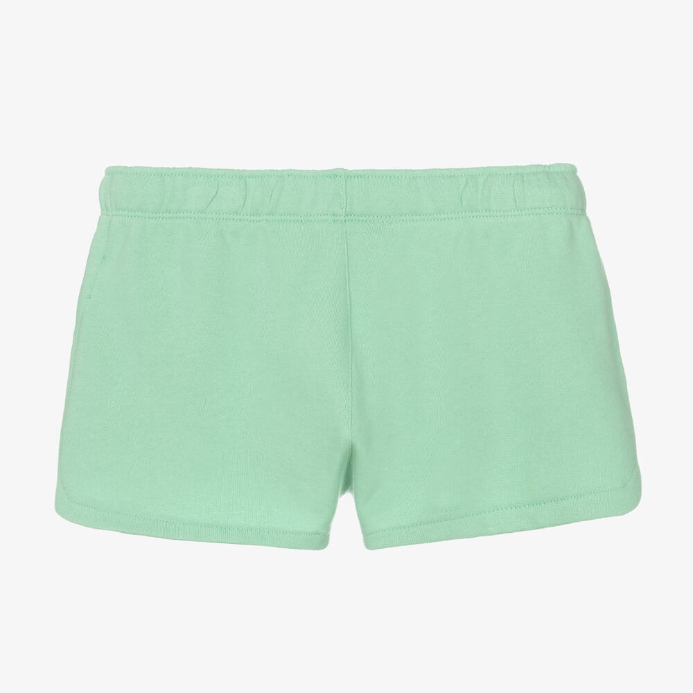 Ralph Lauren-شورت تينز بناتي قطن جيرسي لون أخضر | Childrensalon Outlet
