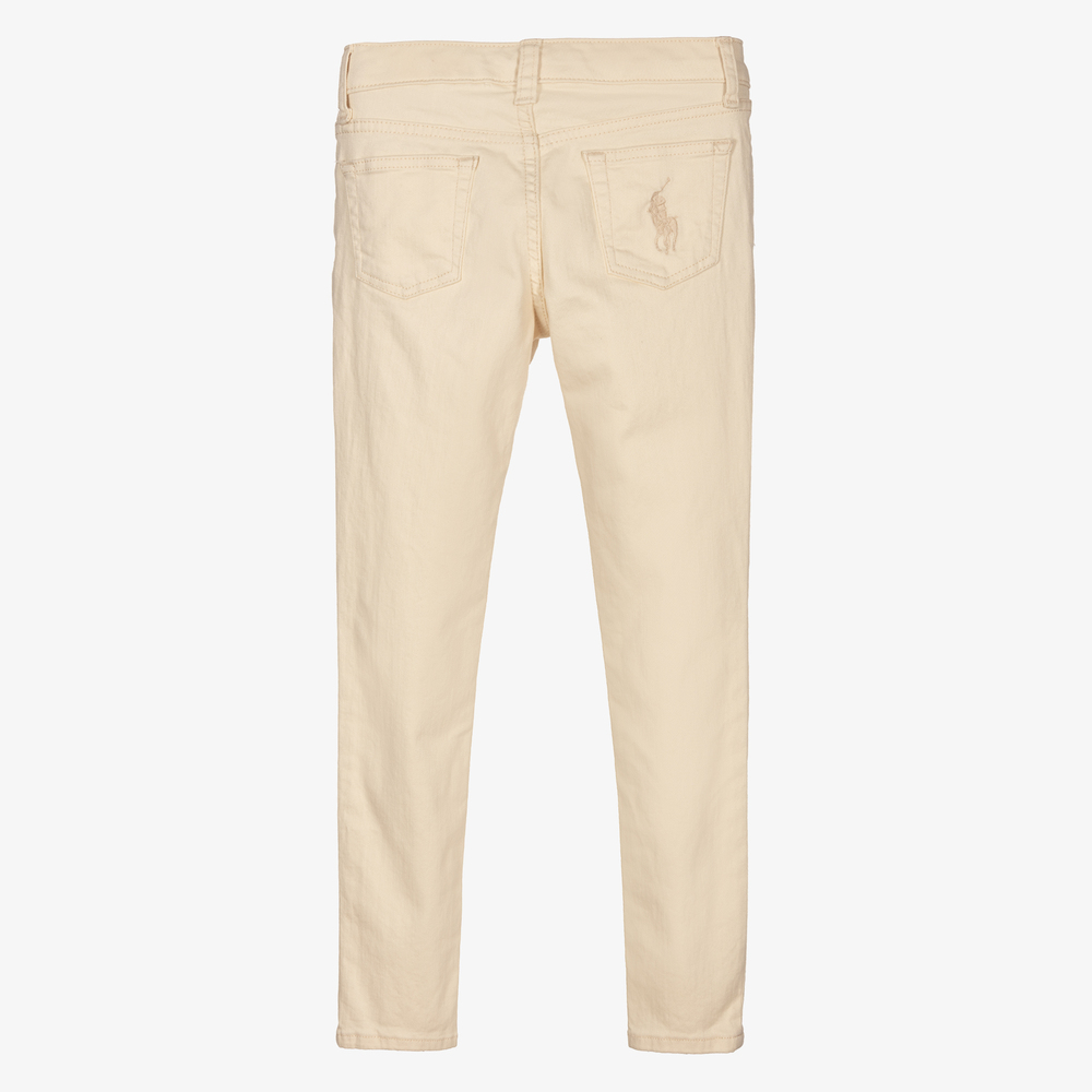 Ralph Lauren-Teen Girls Ivory Skinny Jeans | Childrensalon Outlet