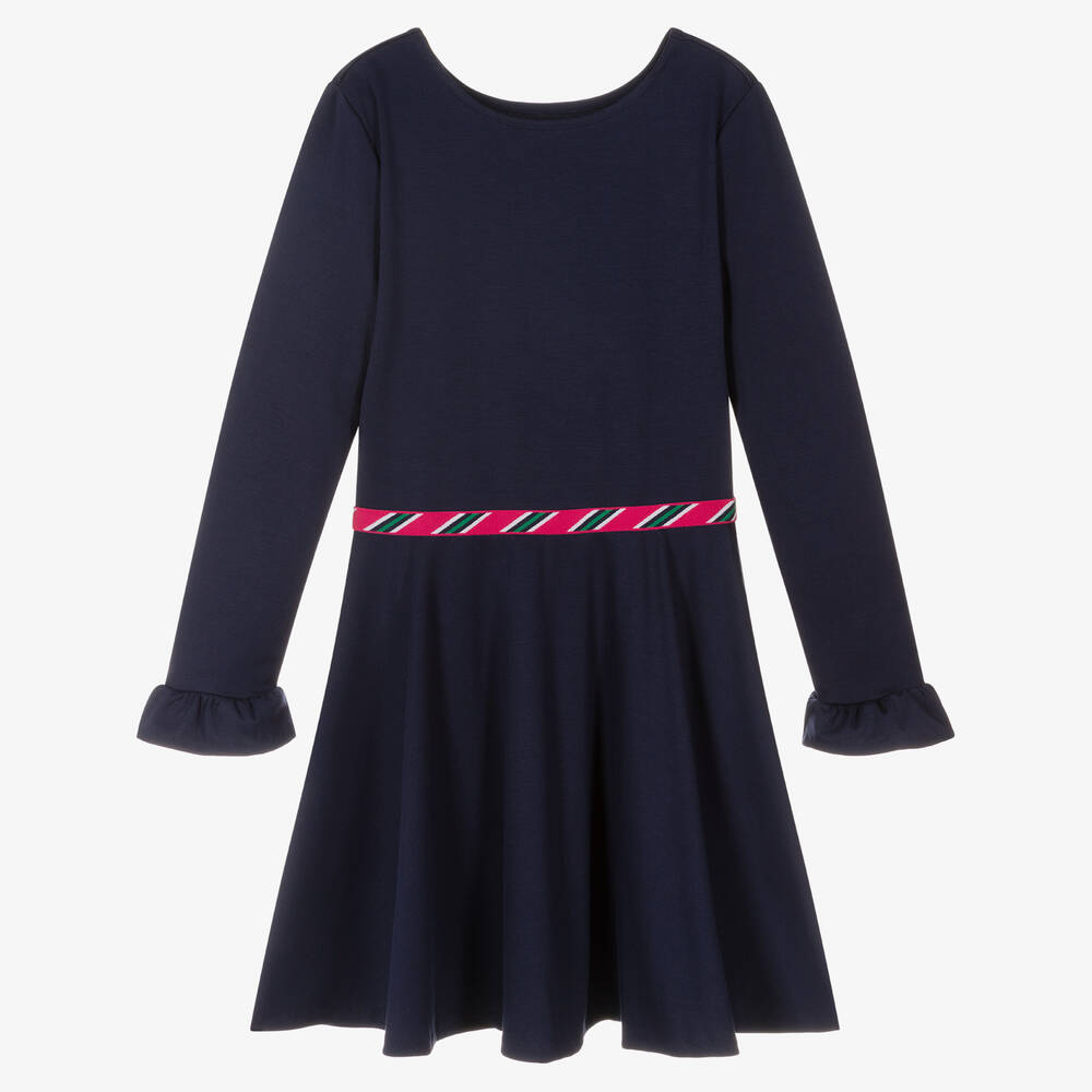Polo Ralph Lauren - Teen Girls Navy Blue Dress | Childrensalon