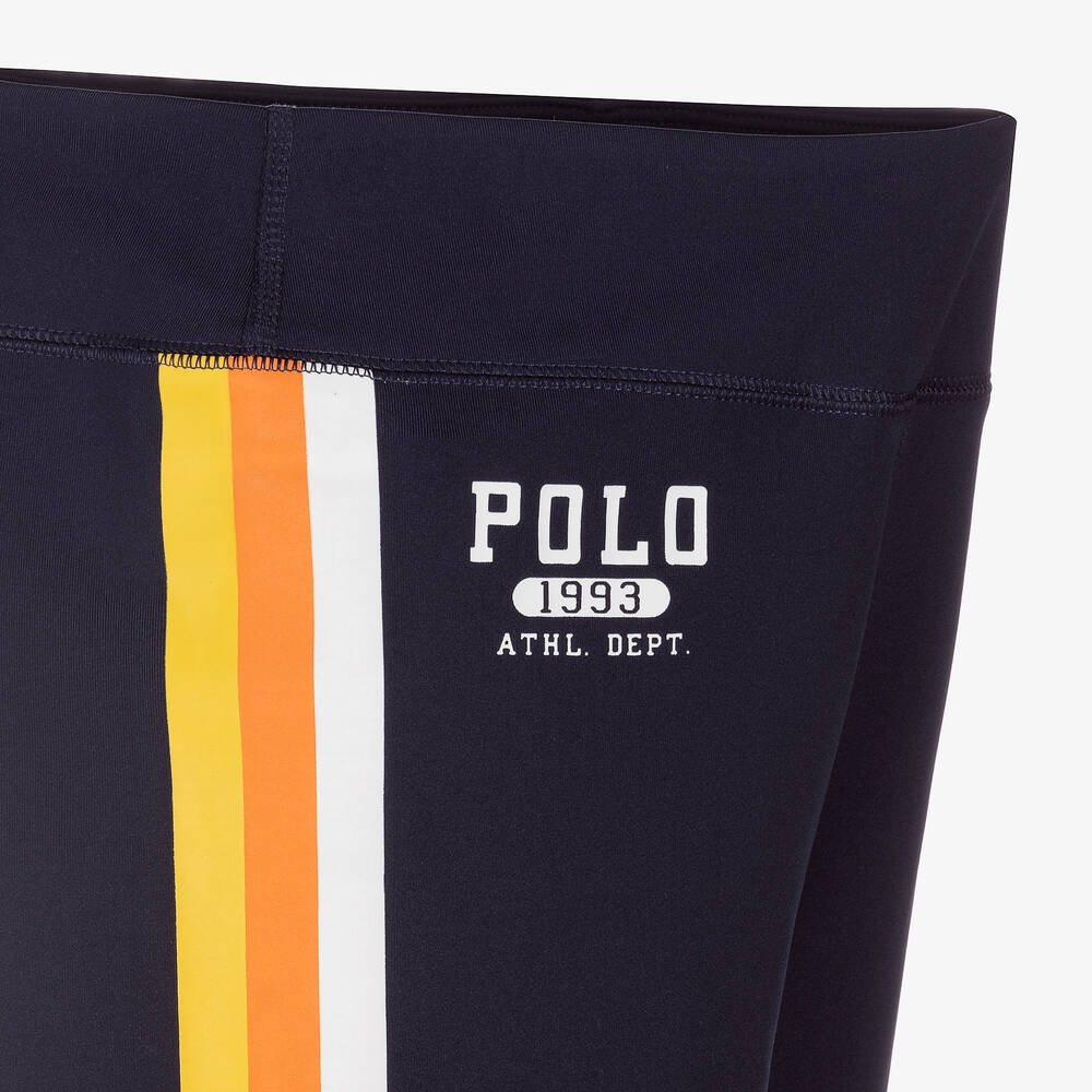 Поло Ralph Lauren-Синие легинсы для девочек-подростков | Childrensalon Outlet