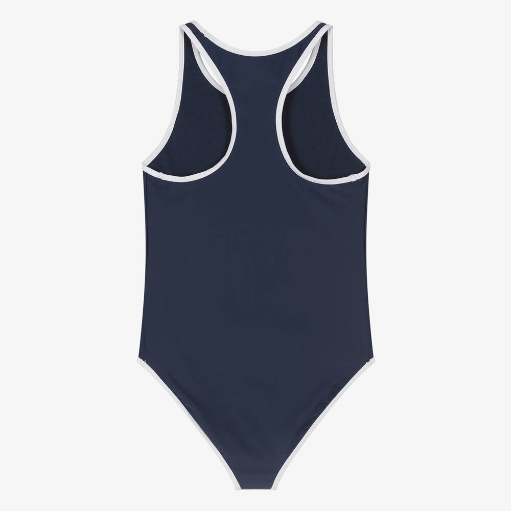 Ralph Lauren - Teen Girls Navy Blue Polo Bear Swimsuit | Childrensalon ...