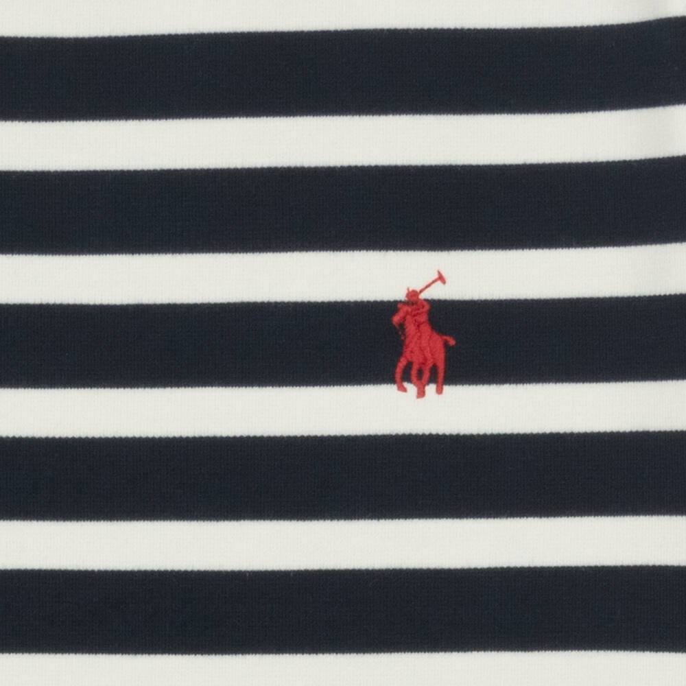 Polo Ralph Lauren-Teen Girls Navy Blue Striped Dress | Childrensalon Outlet