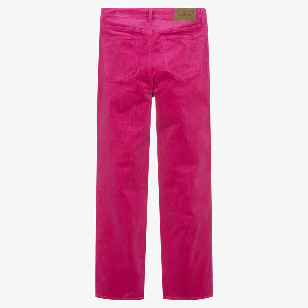 Ralph Lauren-Розовые джинсы из хлопкового вельвета | Childrensalon Outlet