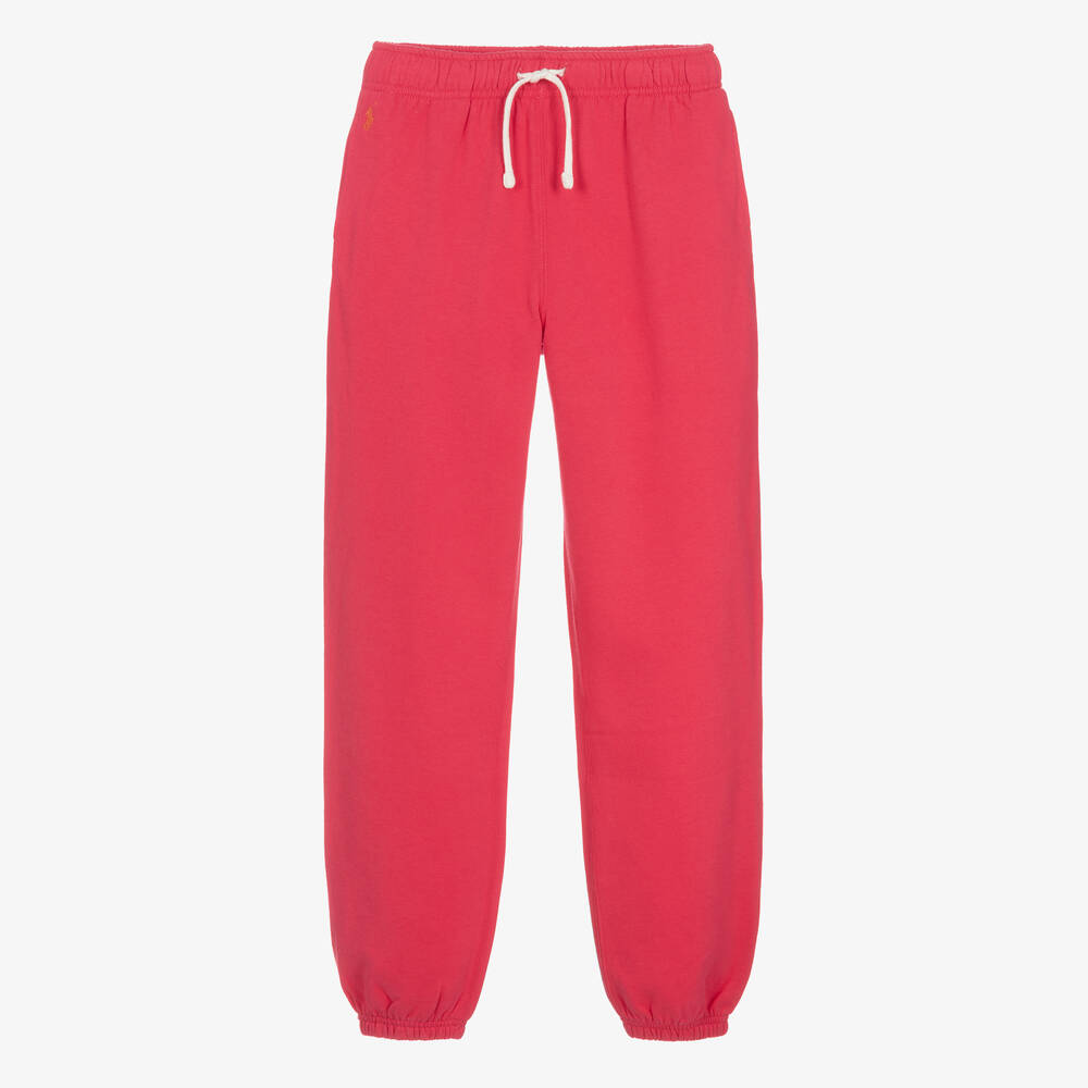 Ralph Lauren - Jogging rose en coton ado fille | Childrensalon