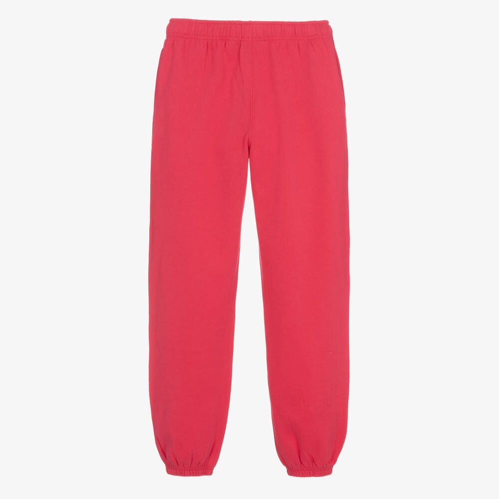 Ralph Lauren-Teen Girls Pink Cotton Joggers | Childrensalon Outlet