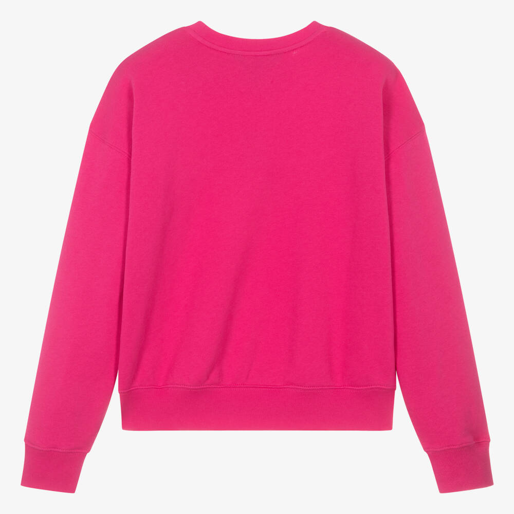 Ralph Lauren-Teen Girls Pink Cotton Sweatshirt | Childrensalon Outlet