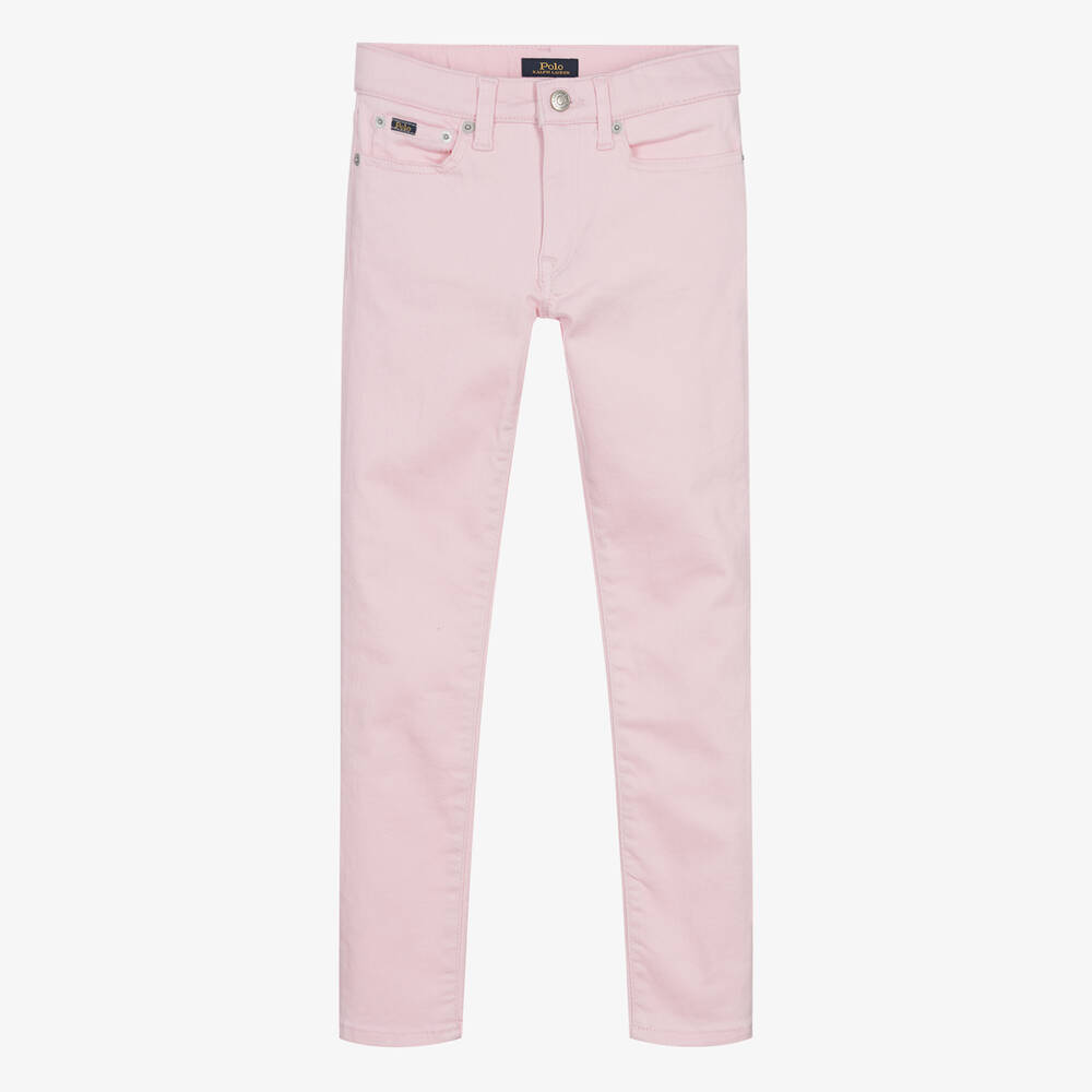 Ralph Lauren-Teen Girls Pink Denim The Legging Jeans | Childrensalon Outlet
