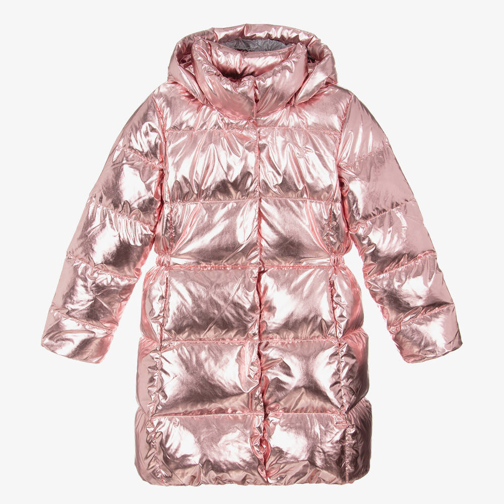 Ralph Lauren - Rosa Teen Daunen-Steppmantel | Childrensalon