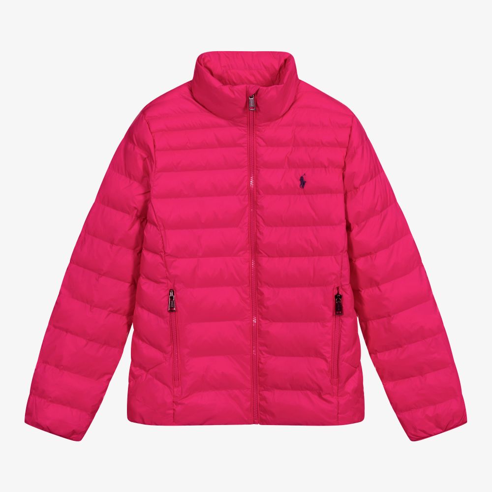 Polo Ralph Lauren - Rosa Teen Jacke für Mädchen | Childrensalon