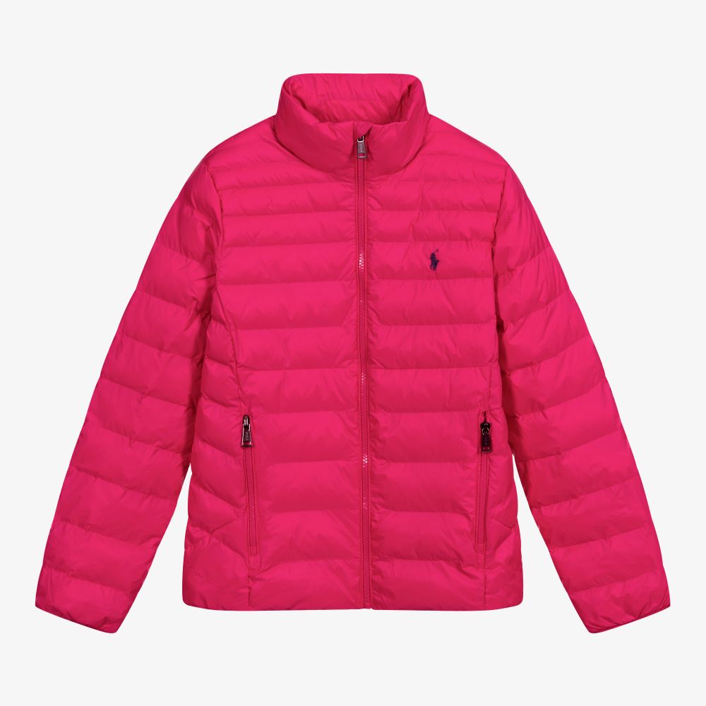 Polo Ralph Lauren - Veste rose Ado fille | Childrensalon