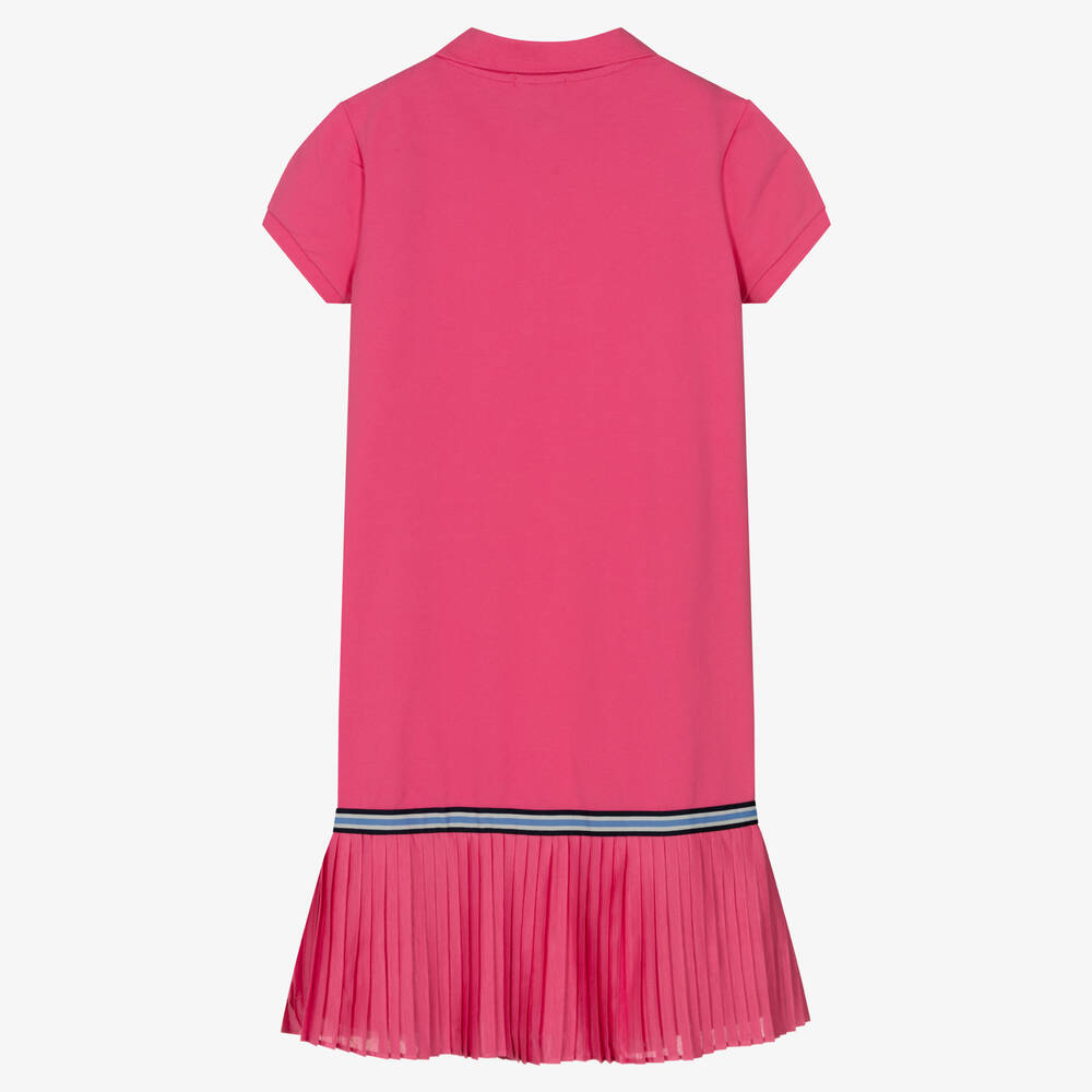 Polo Ralph Lauren Teen Girls Pink Logo Polo Dress