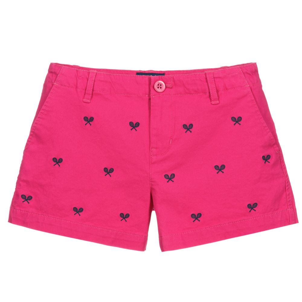 Polo Ralph Lauren - Short rose Ado fille | Childrensalon