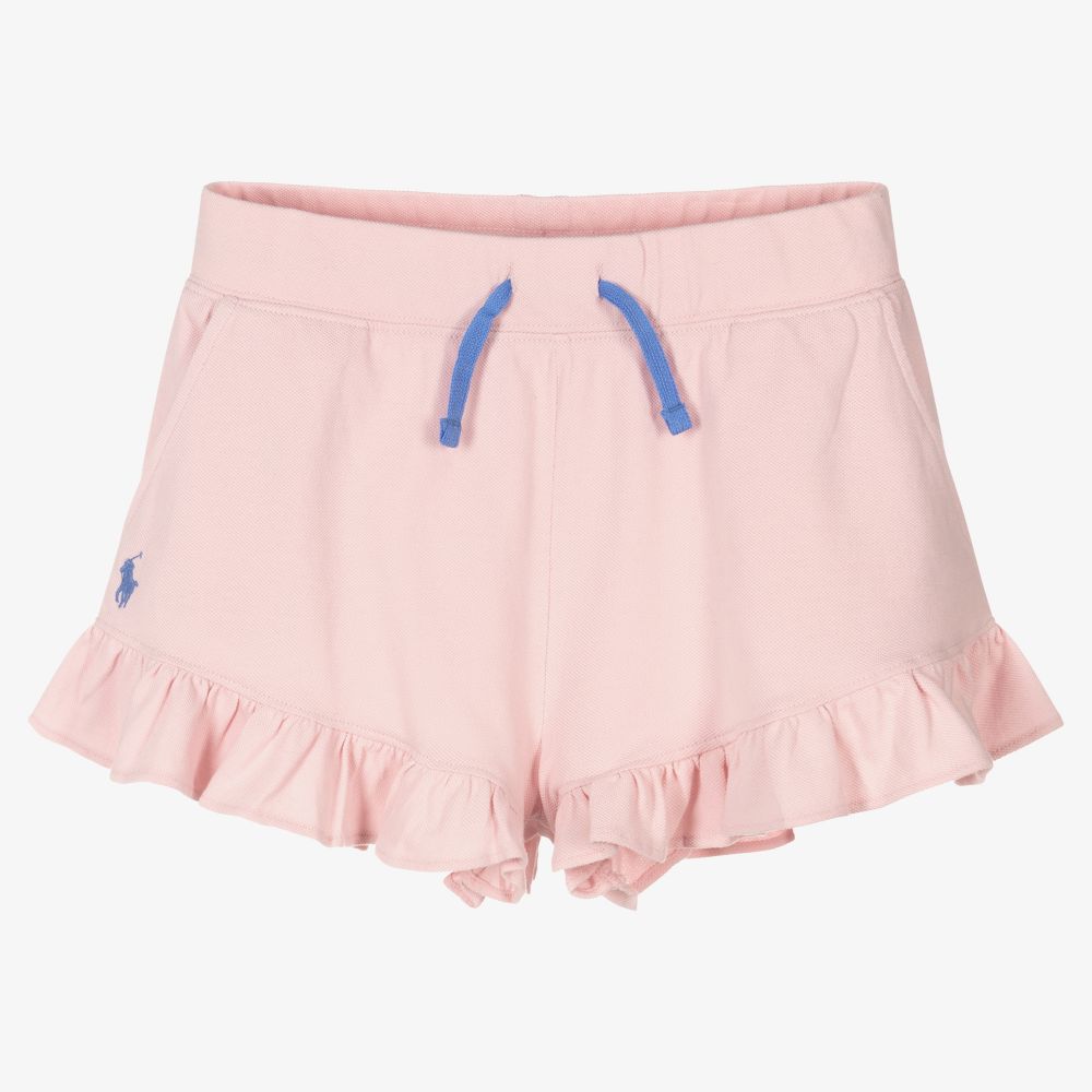 Polo Ralph Lauren - Teen Girls Pink Piqué Shorts | Childrensalon