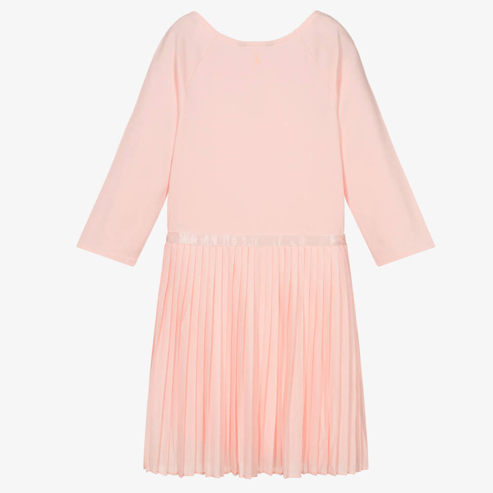 Polo Ralph Lauren-Teen Girls Pink Pleated Ballet Dress | Childrensalon Outlet