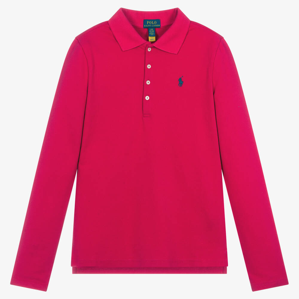 Polo Ralph Lauren - Pinkes Teen Poloshirt für Mädchen | Childrensalon