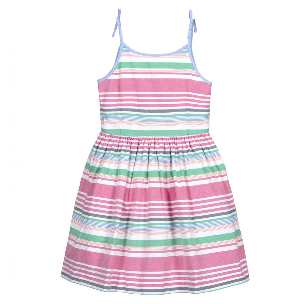 Polo Ralph Lauren-Teen Girls Pink Striped Dress | Childrensalon Outlet