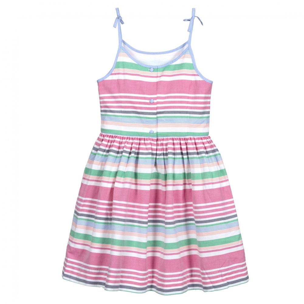Polo Ralph Lauren-Teen Girls Pink Striped Dress | Childrensalon Outlet