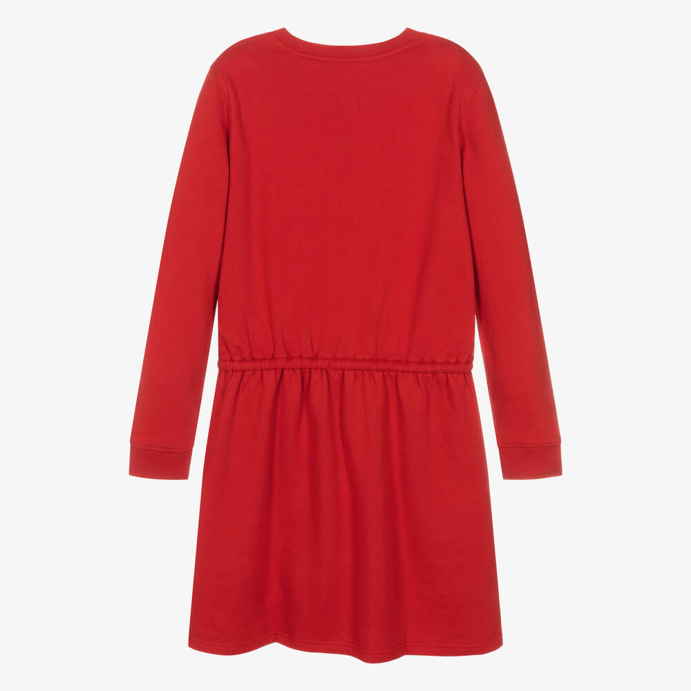 Ralph Lauren Robe polo rouge en coton Polo Bear Childrensalon Outlet
