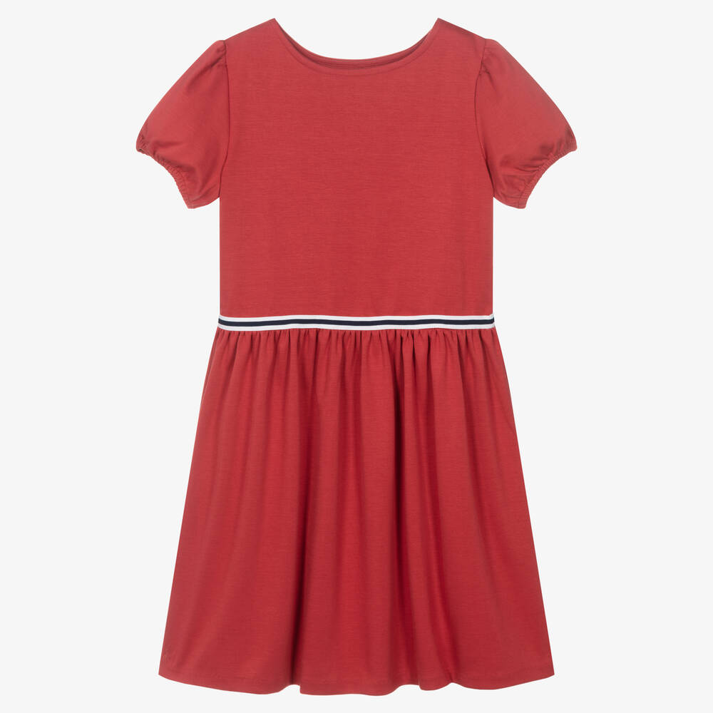 Polo Ralph Lauren - Красное платье из джерси | Childrensalon