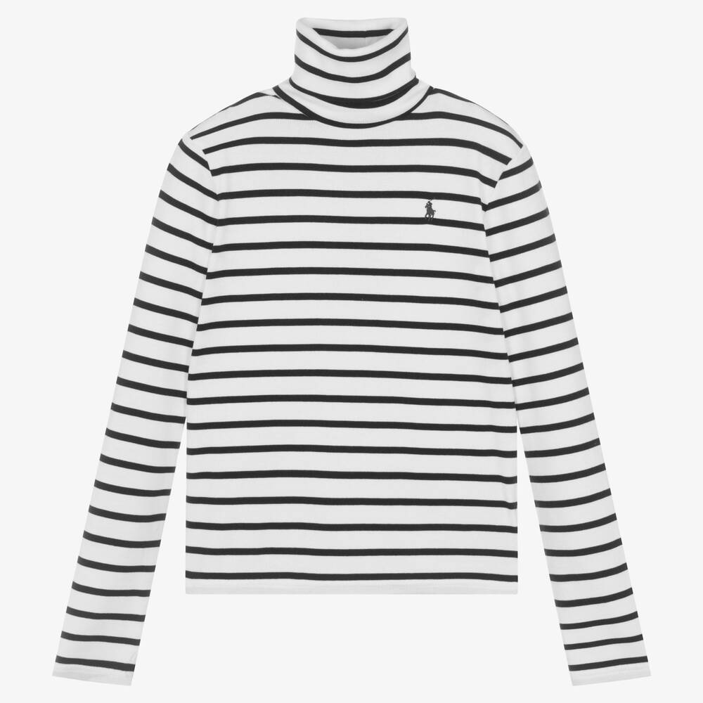 Polo roll neck top