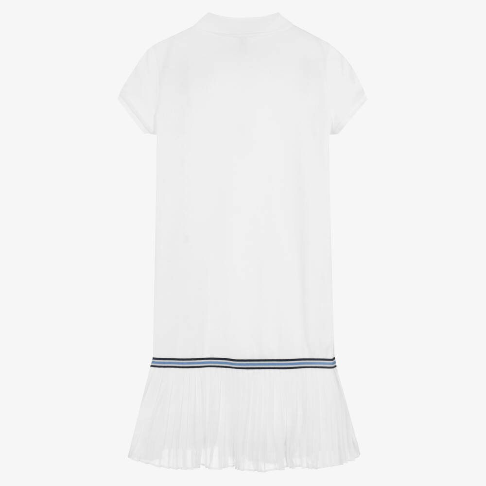 Girls white polo outlet dress