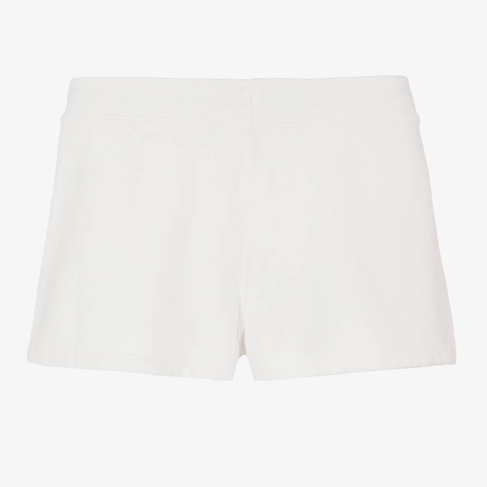 Polo Ralph Lauren Teen Girls White Logo Shorts Childrensalon Outlet