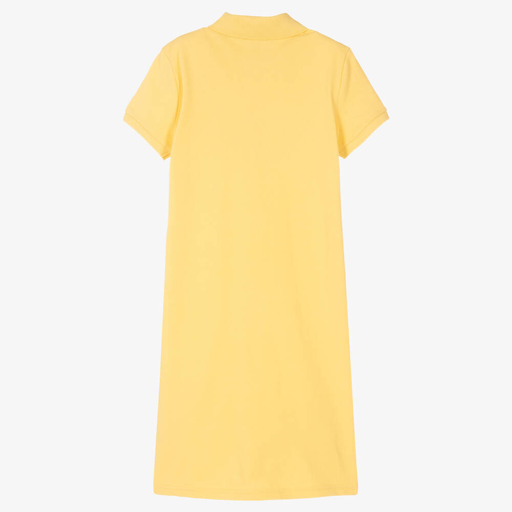 Girls yellow polo dress store