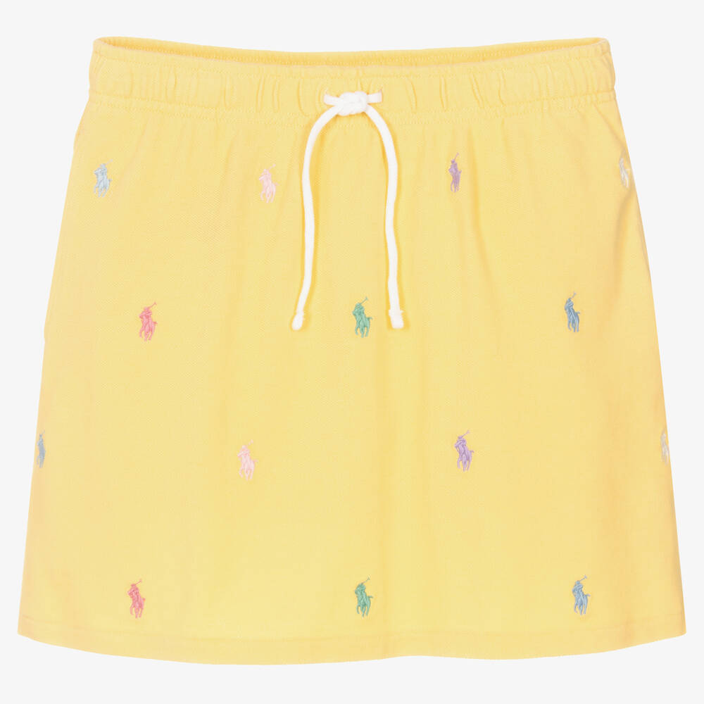 Polo Ralph Lauren - Jupe jaune Ado fille | Childrensalon