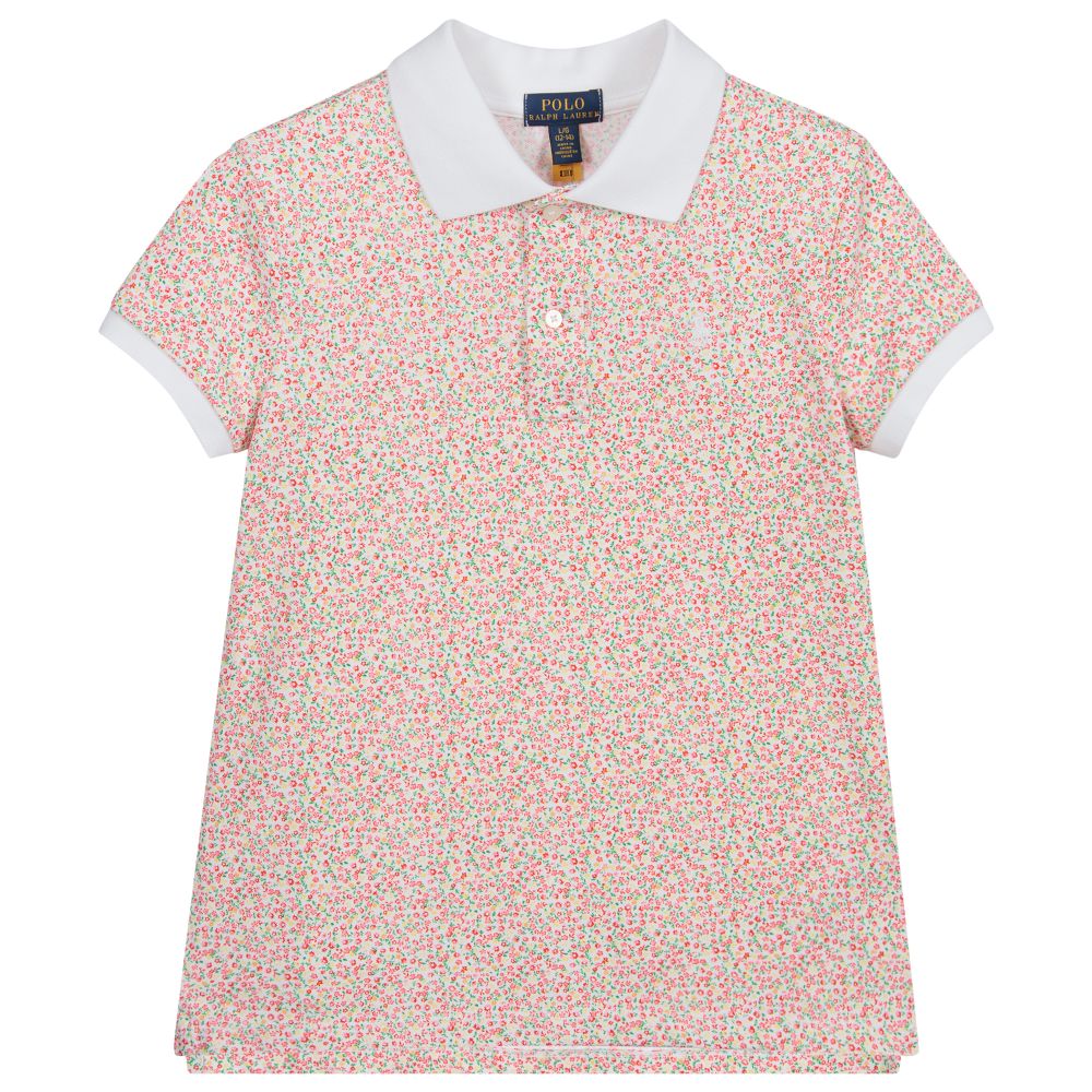 Polo Ralph Lauren - Polo rose à logo Ado | Childrensalon