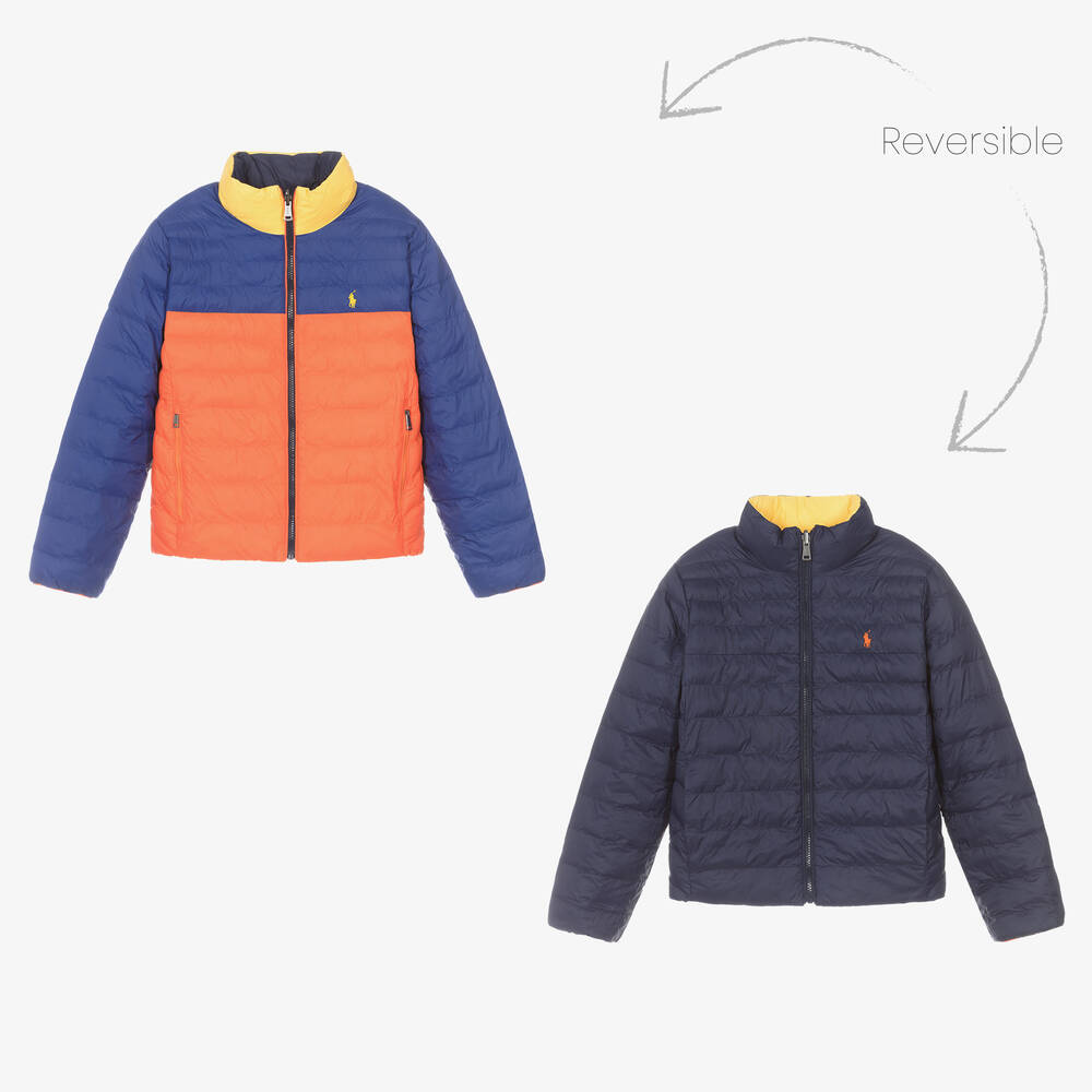 Polo Ralph Lauren - Двусторонний пуховик для подростков | Childrensalon