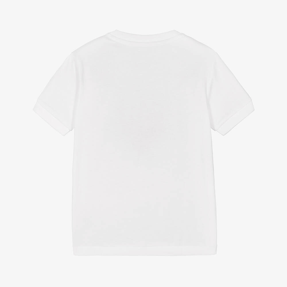 Ralph Lauren-White Henley Tshirt | Childrensalon Outlet