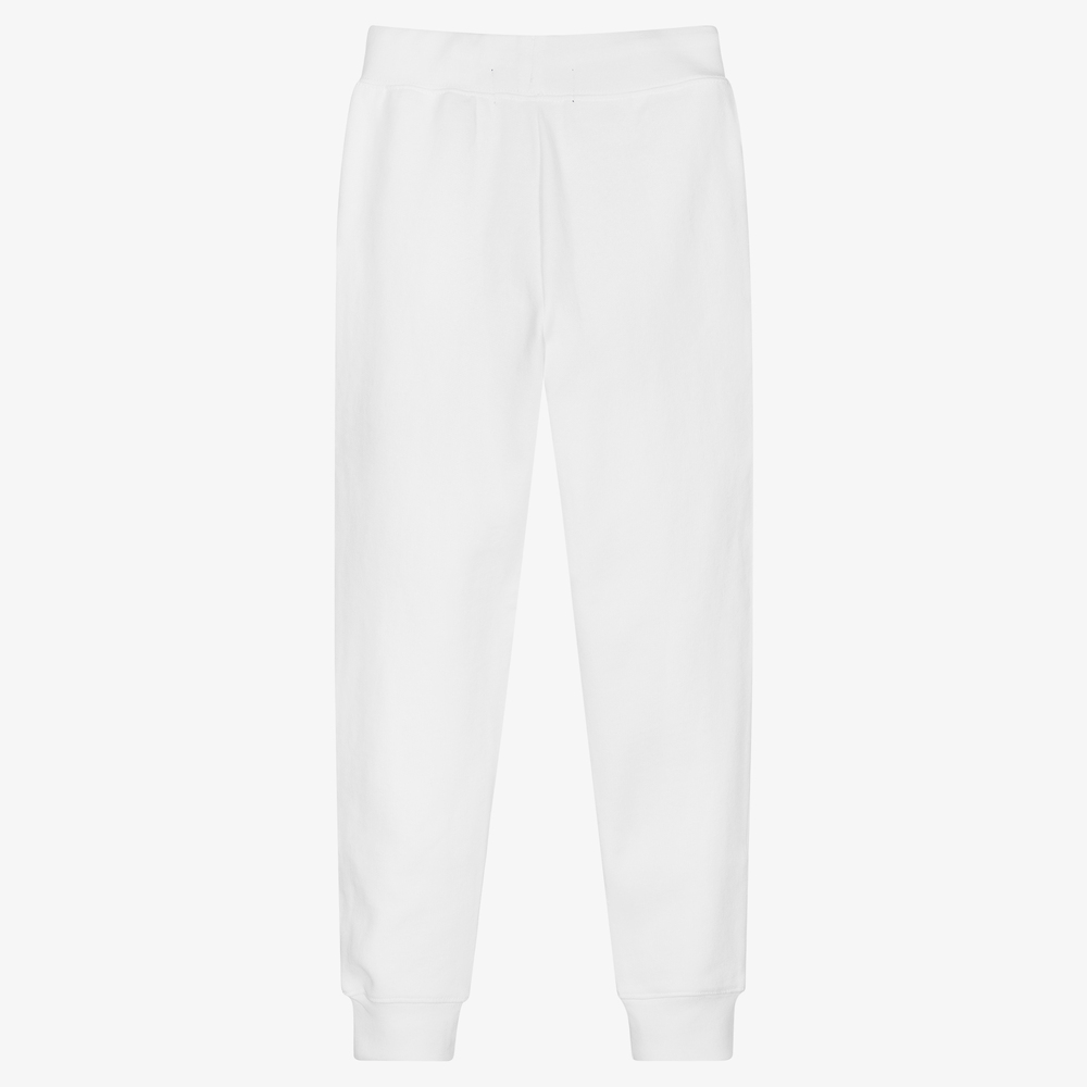 Polo Ralph Lauren-White Polo Sport Logo Joggers | Childrensalon Outlet