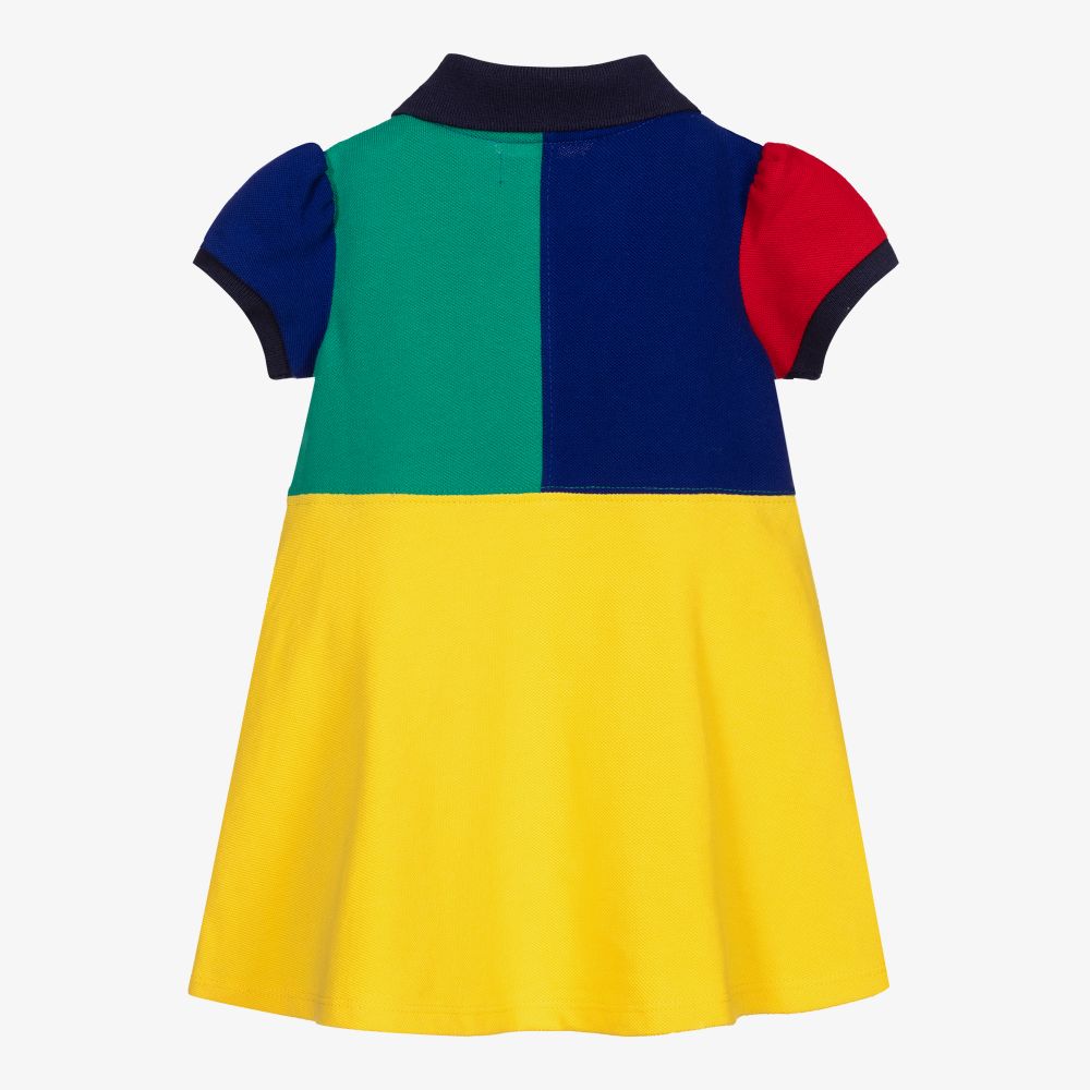 Polo ralph lauren colour block shirt dress shop