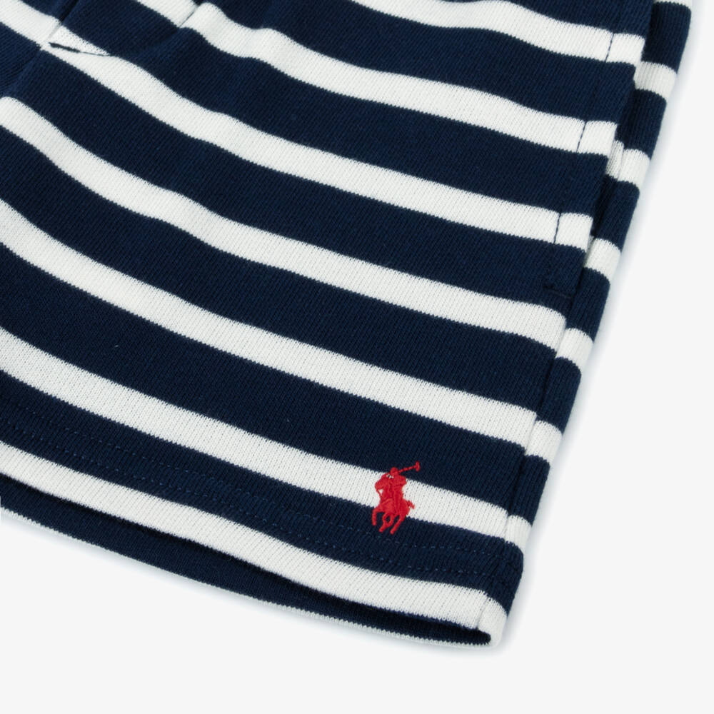 Ralph Lauren-Young Gentleman's Nautical Stripe Shorts | Childrensalon Outlet