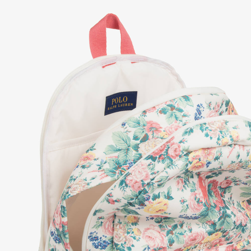 Ralph Lauren-Young Ladies Pink Blossom Backpack | Childrensalon Outlet
