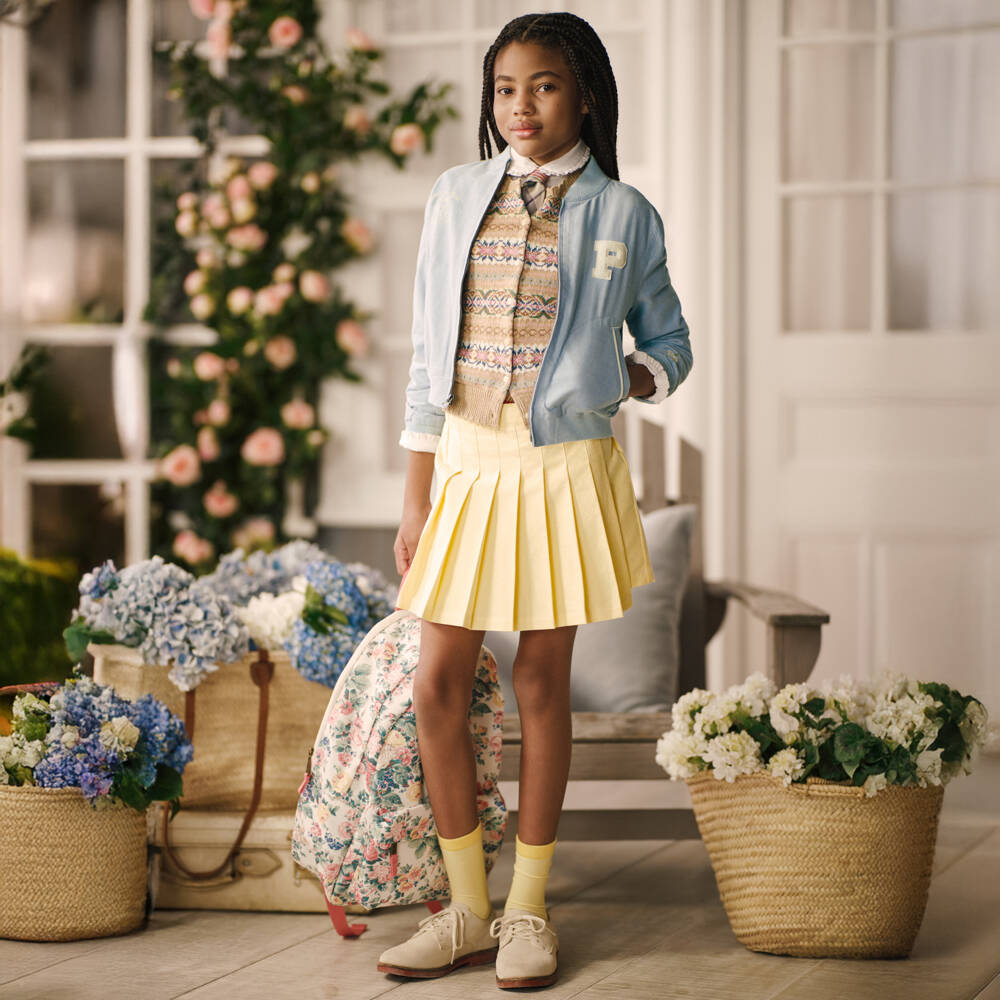 Ralph Lauren-Young Ladies Pink Blossom Backpack | Childrensalon Outlet