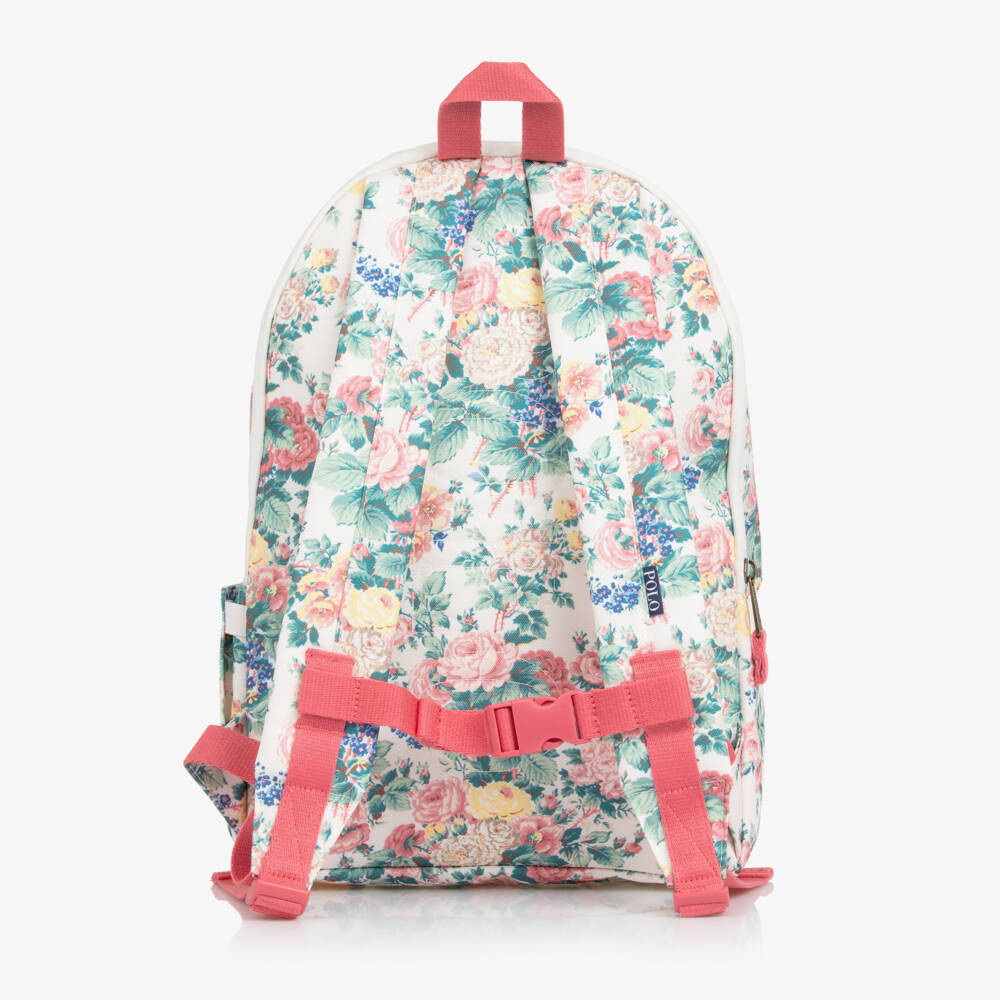 Ralph Lauren-Young Ladies Pink Blossom Backpack | Childrensalon Outlet