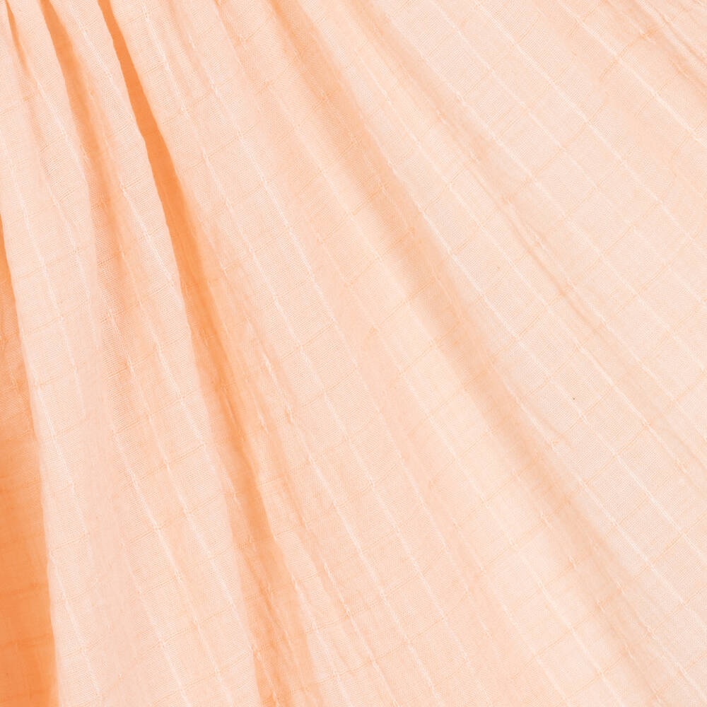 RaspberryPlum-Baby Girls Pastel Orange Cotton Dress | Childrensalon Outlet