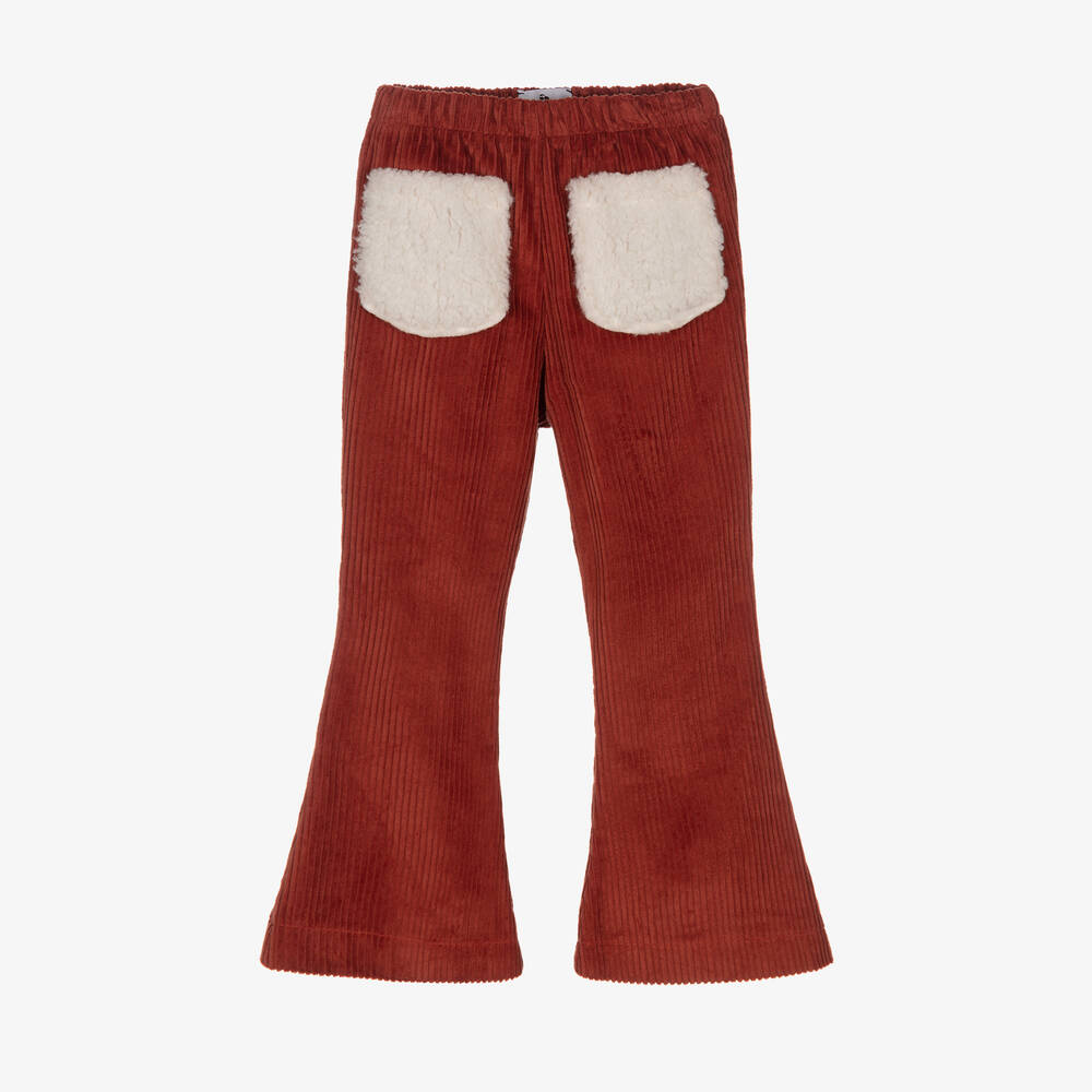 RaspberryPlum - Коричневые брюки-клеш для девочек | Childrensalon