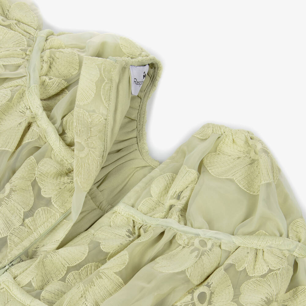 RaspberryPlum-Girls Delicate Floral Tulle Dress | Childrensalon Outlet