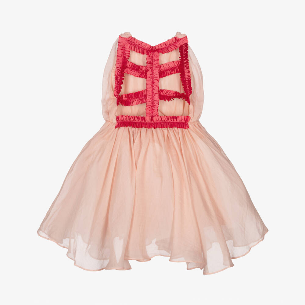 RaspberryPlum-Girls Delicate Pink Halter Gown | Childrensalon Outlet