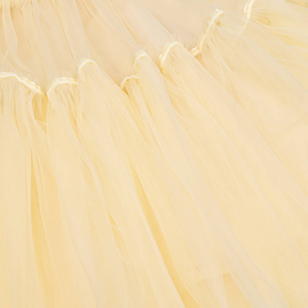 RaspberryPlum-Girls Elegant Ivory Tulle Frock | Childrensalon Outlet