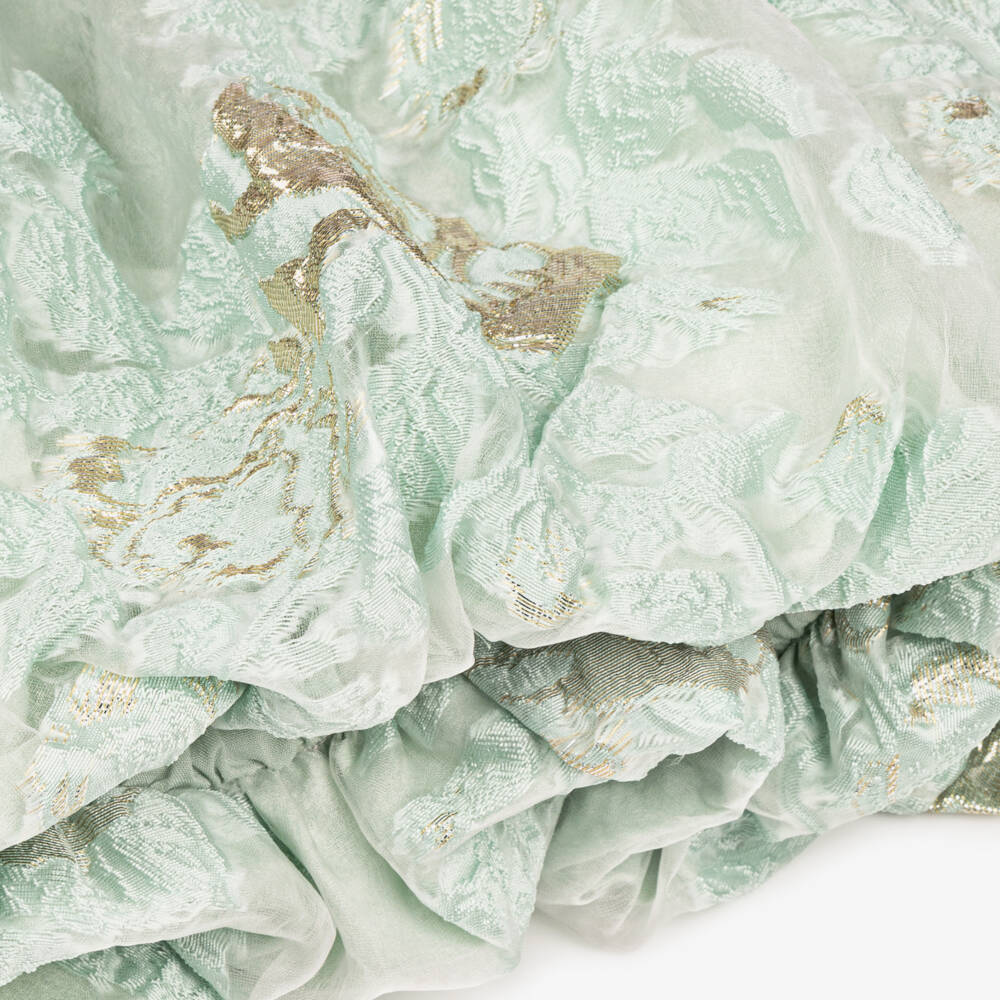 RaspberryPlum-Girls Emerald Jacquard Floral Dress | Childrensalon Outlet