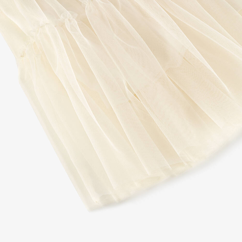 RaspberryPlum-Girls Ivory Tulle Elegance Dress | Childrensalon Outlet