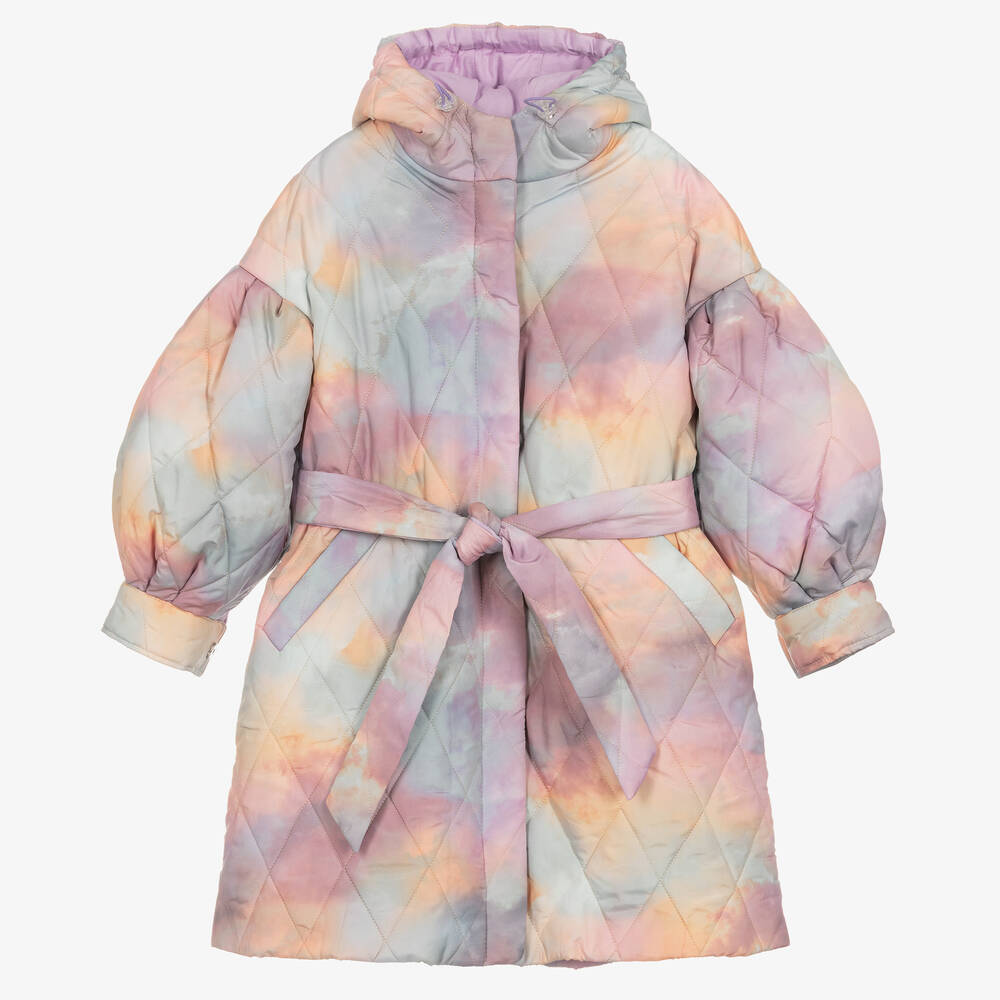 RaspberryPlum - Manteau lilas à ciel nuageux fille | Childrensalon
