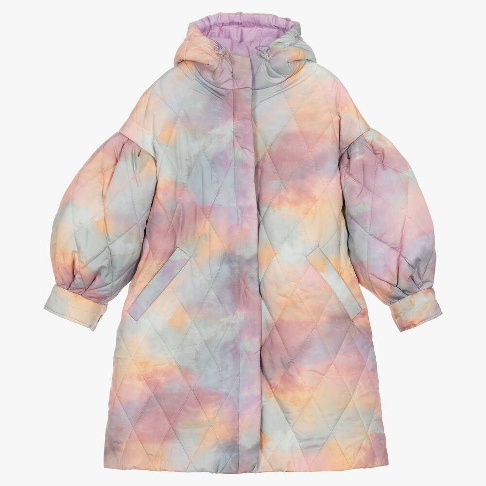 RaspberryPlum-Girls Lilac Purple Cloudy Sky Coat | Childrensalon Outlet